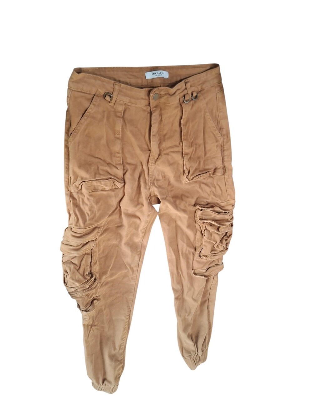 American Bazi Tan Cargo Jogger Pants Size L